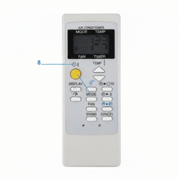 ريموت تكييف شارب 1.5 - 2.25 - 3 بارد ساخن بدون بلازما صغير الشكل الجديد